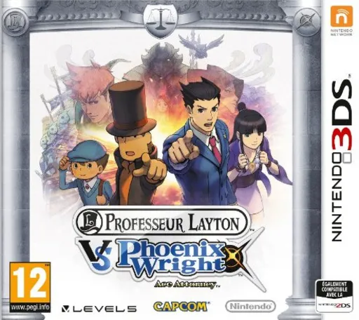 Professor Layton vs Phoenix Wright - Ace Attorney (Europe) (En,Es,It)